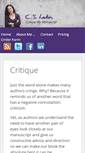 Mobile Screenshot of critiquemymanuscript.com